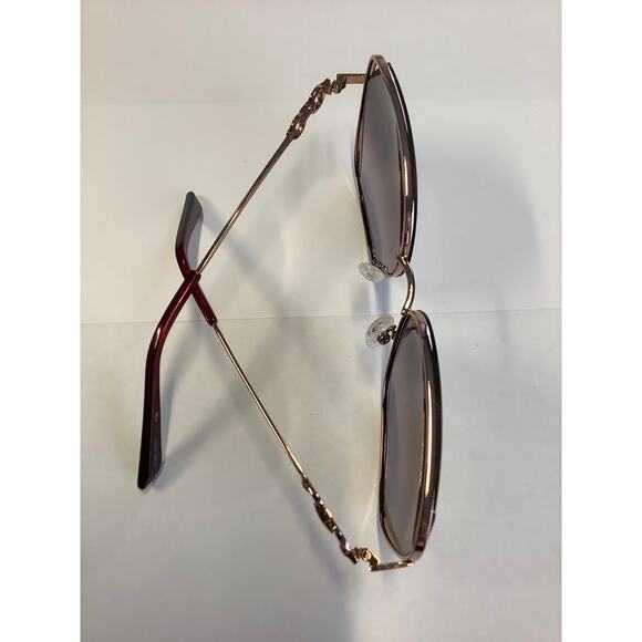 Oscar De La Renta Women\'s Gold Brown Gradient Aviator Sunglasses Classic O9-23 main image 6